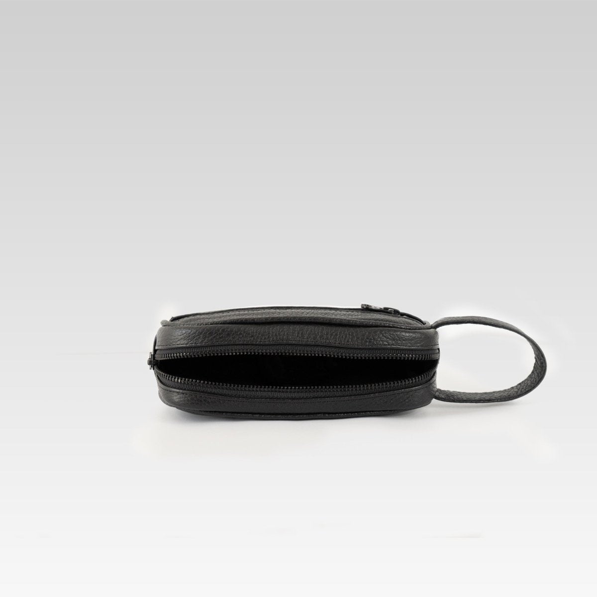 Neceser mini Edgar Black/Black - JA LEATHER