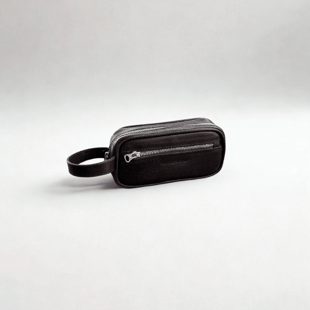 Neceser mini Edgar café - JA LEATHER