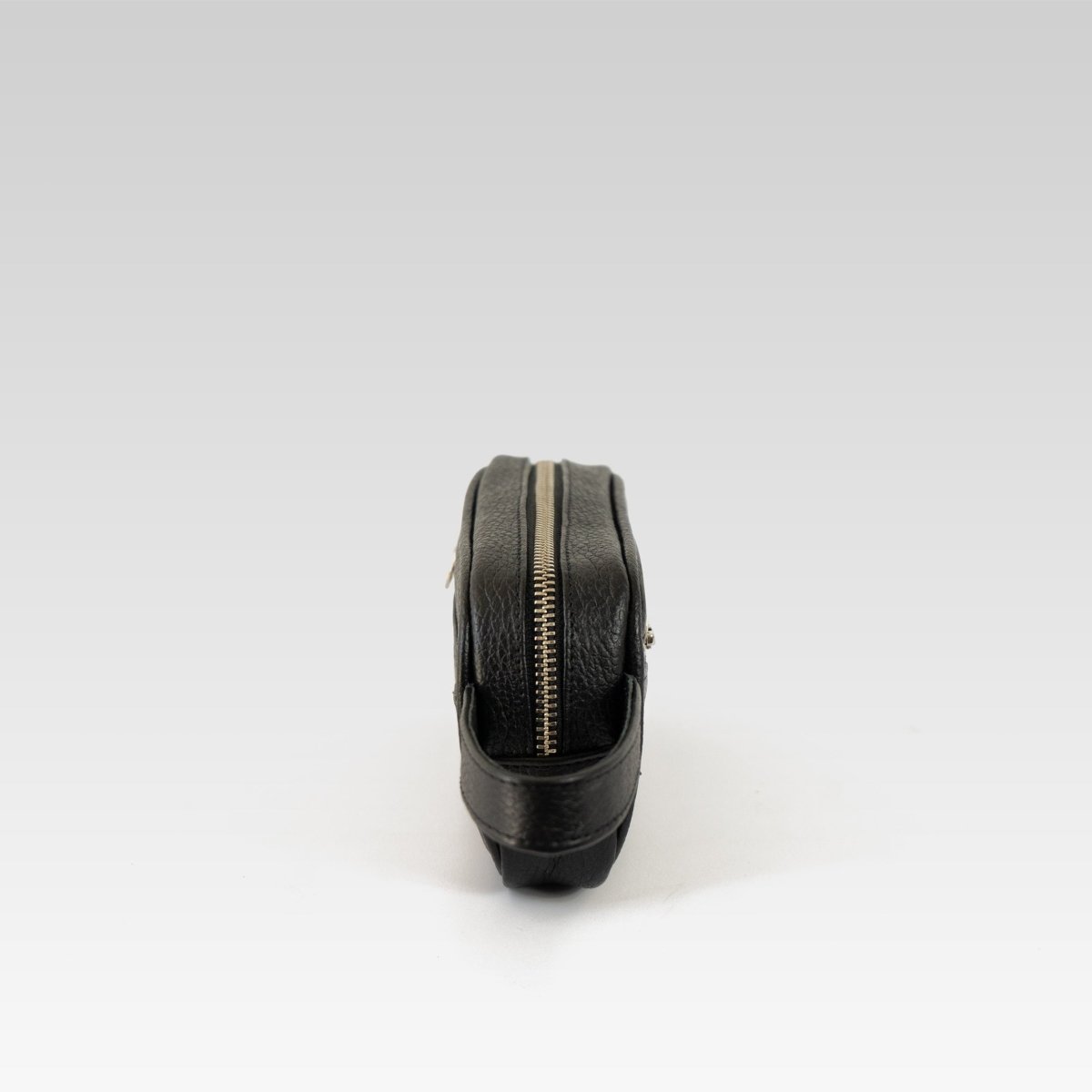 Neceser mini Edgar negro/plata - JA LEATHER