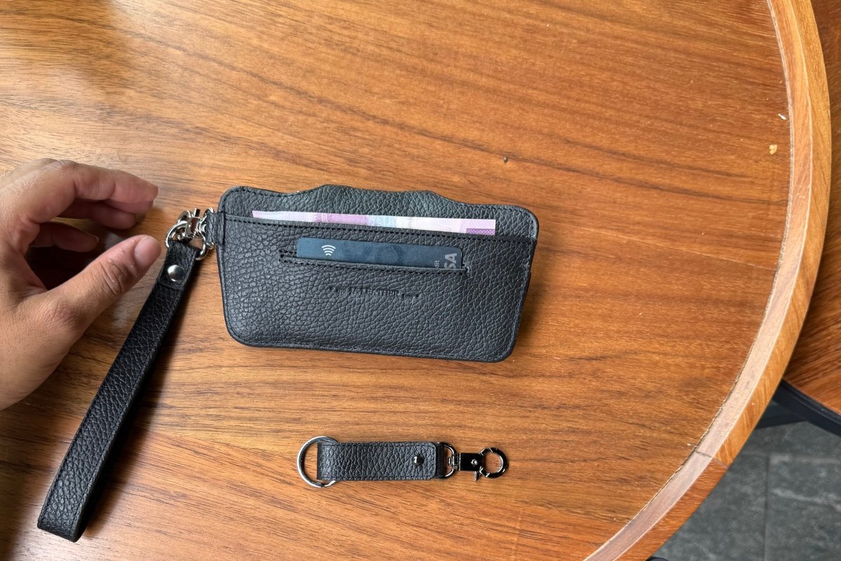 Porta lentes protector Rafaello negro - JA LEATHER