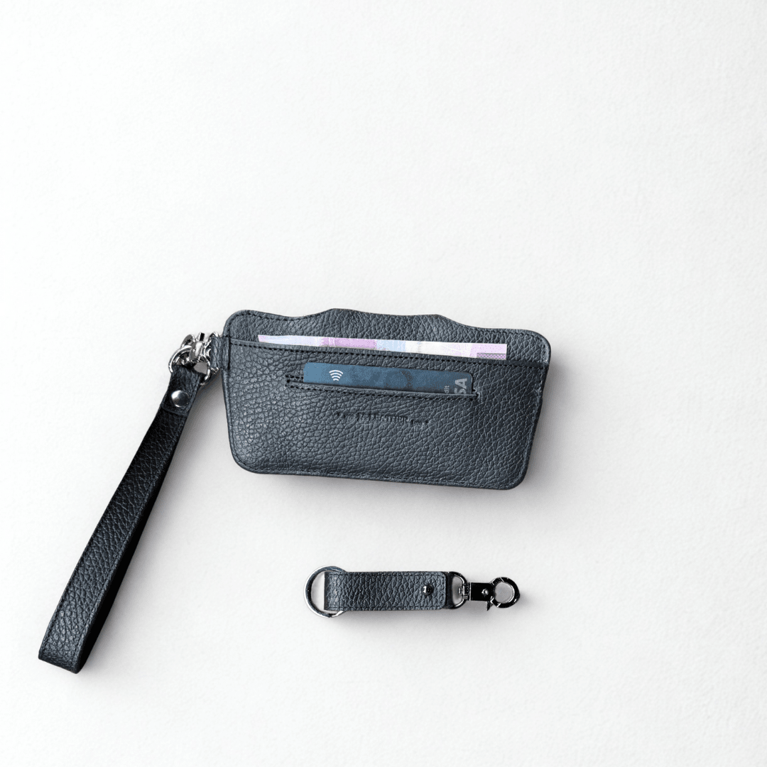 Porta lentes protector Rafaello negro - JA LEATHER