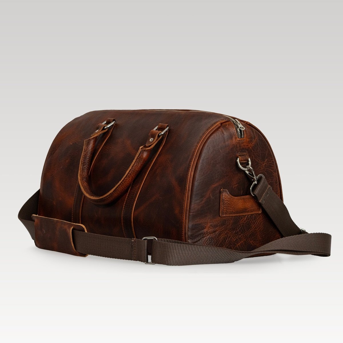 Travel Bag b002 caramell - JA LEATHER