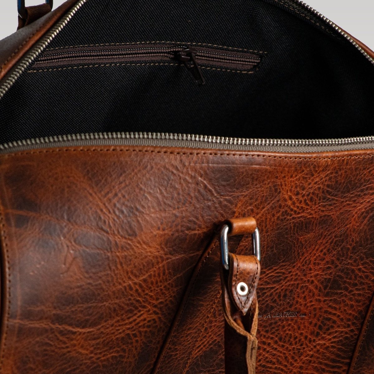 Travel Bag b002 caramell - JA LEATHER