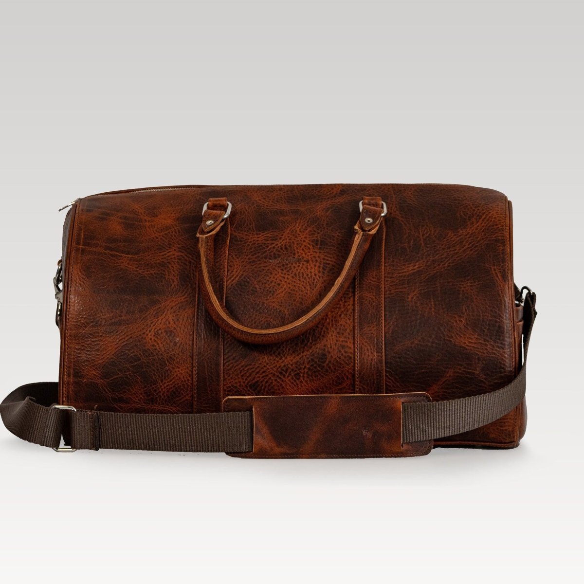 Travel Bag b002 caramell - JA LEATHER